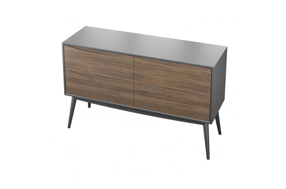 Комод Sevilla серый матовый / ореха