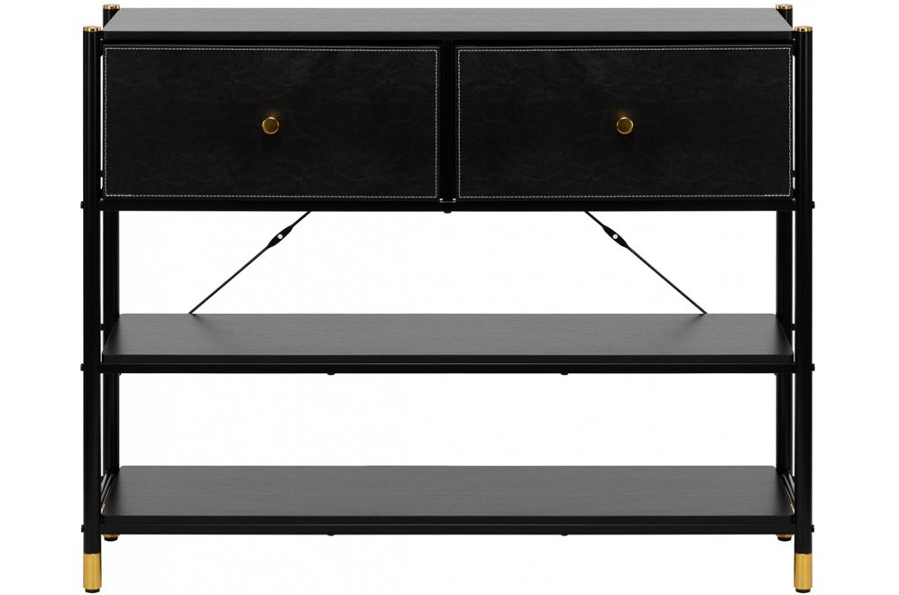 Комод-стеллаж Leset Нирита / Хайди черный