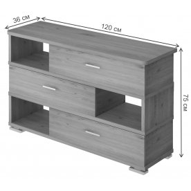 Комод СБ-40/3-ПВК