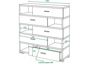 Комод СБ-40/5
