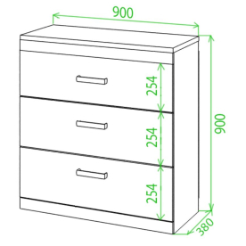 Комод Той 90 КБЕ