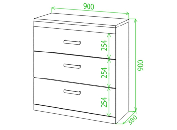 Комод Той 90 КК
