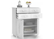 Детский комод Ассоль АС-18 белое дерево