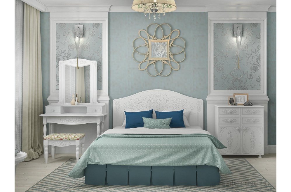 Комод Ассоль АС-18 белое дерево