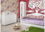 Детский комод Ассоль АС-19 белое дерево