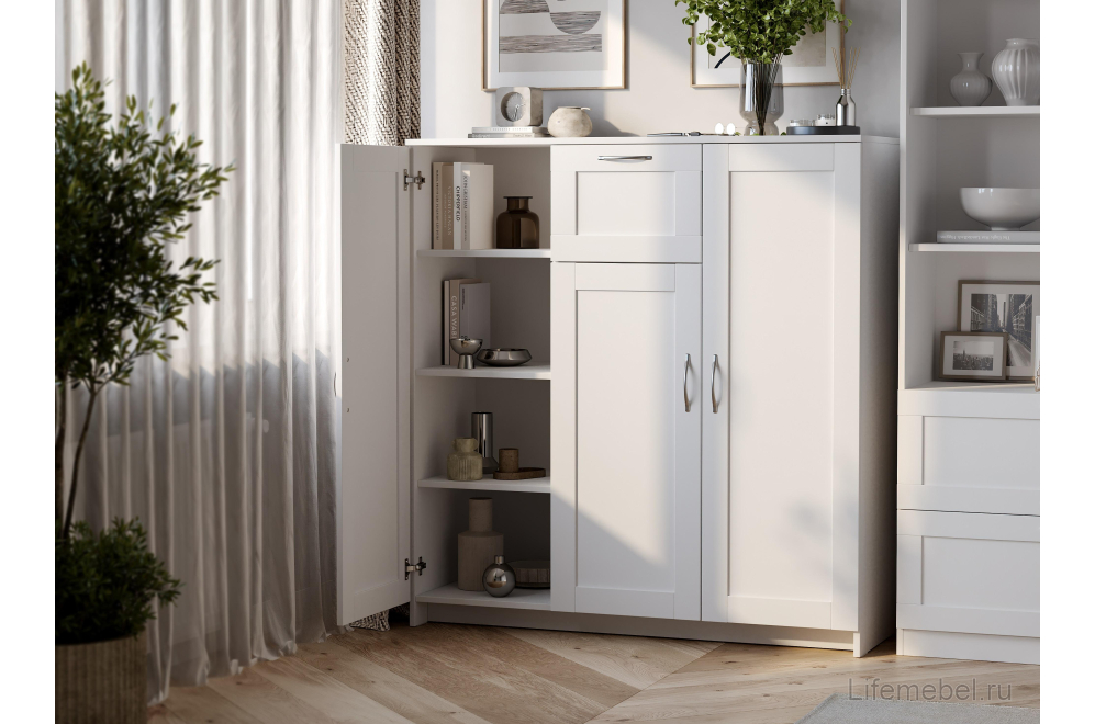 Комод Сириус 117х123 белый