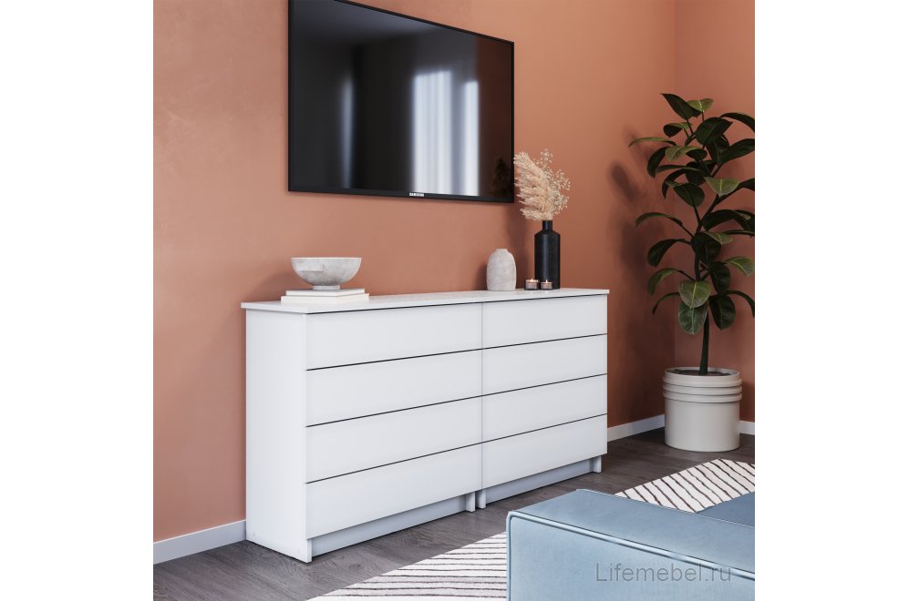 Комод Ультра лдсп белый