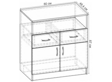 Комод Уют-2.14 К.066.800-01
