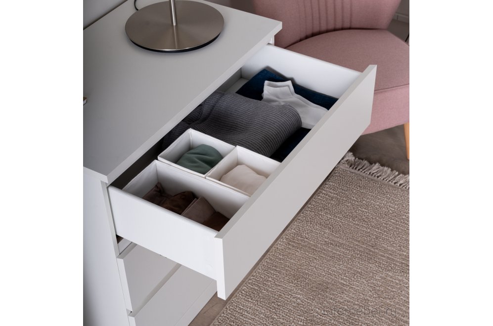 Комод Варма Прайм 3 белый