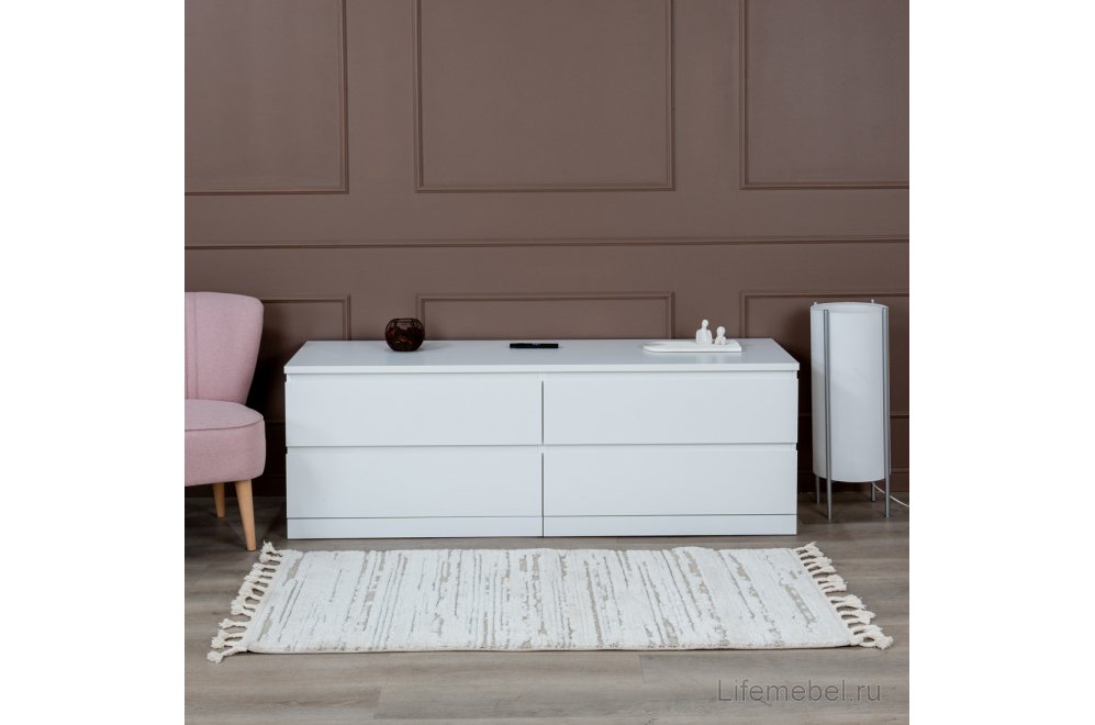 Комод Варма Прайм 4Д белый