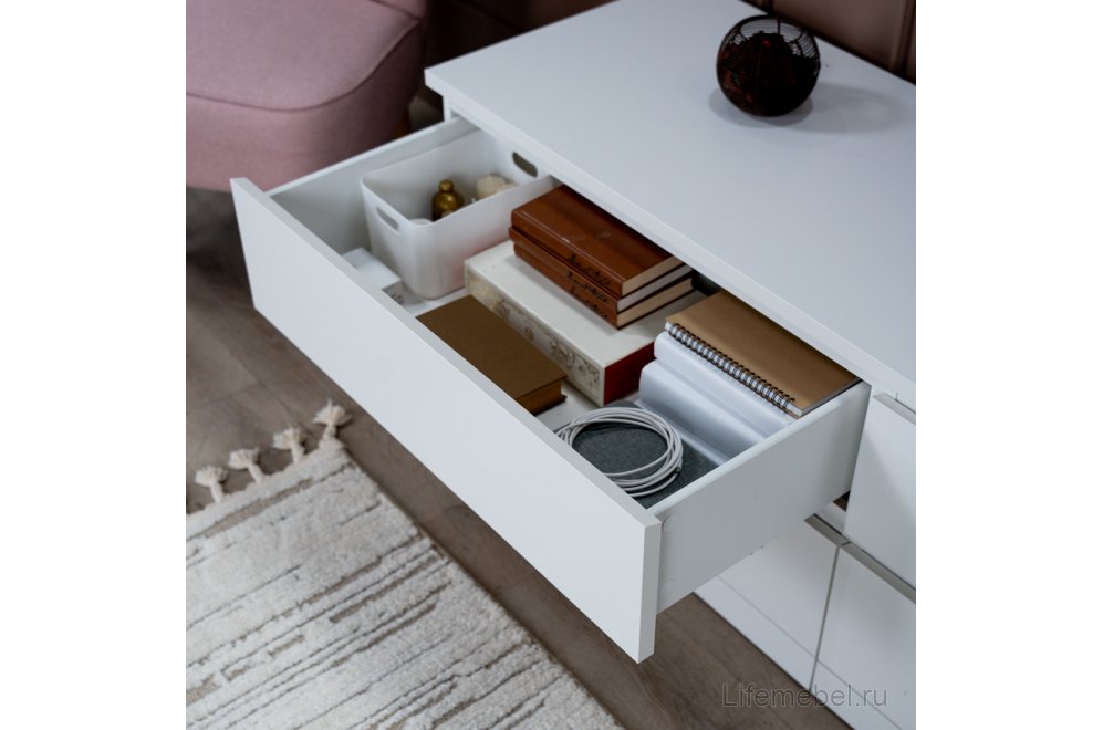 Комод Варма Прайм 4Д белый