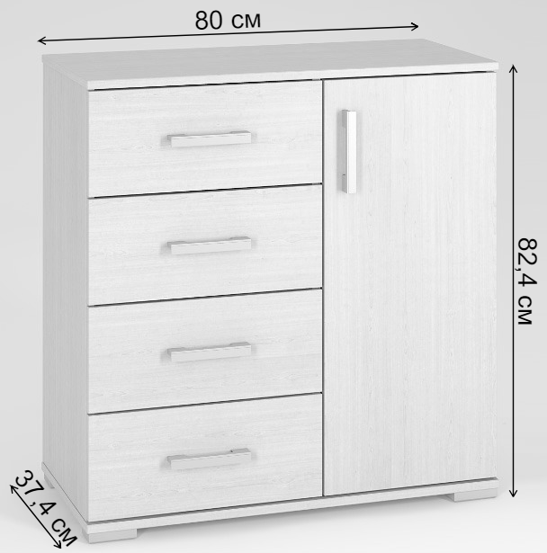 Комод Вента-24 вишня