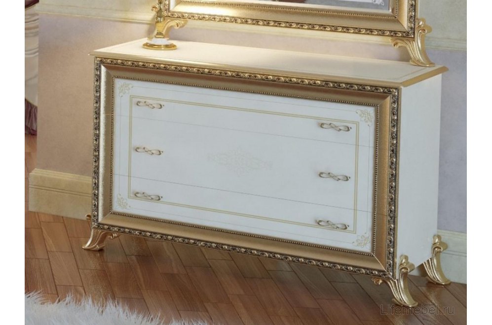 Комод Версаль 123 слоновая кость