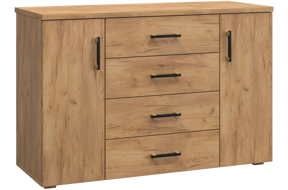 Комод Виктория ВИ-70 дуб крафт золотой