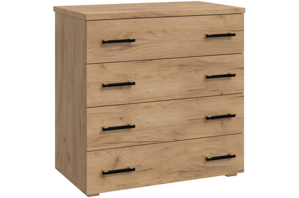 Комод Виктория ВИ-71 дуб крафт золотой