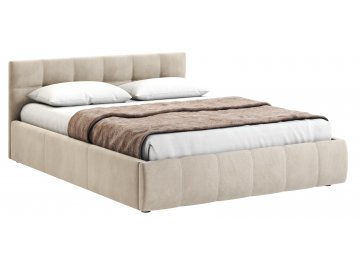 Двуспальная кровать Афродита велюр bingo denim