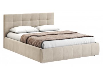 Кровать двуспальная Афродита-2 велюр bingo mauve