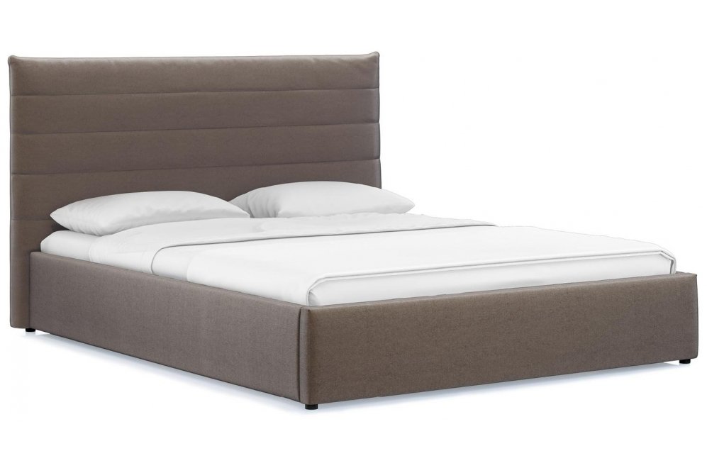 Двуспальная кровать Амалия С 160х200 без основания nord 04 серо-коричневый