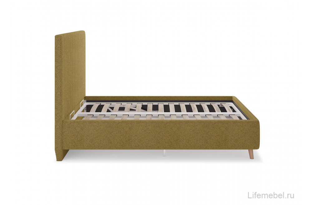 Двуспальная кровать Amanda 180x200 с основанием энигма шоколад