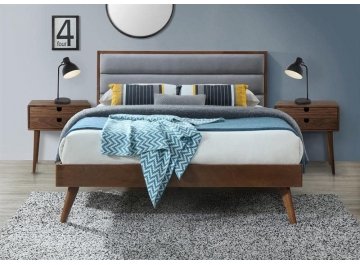 Двуспальная кровать Orlando из массива дерева
