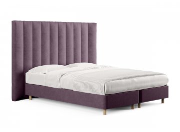 Двуспальная кровать Barbara лаванда микровелюр