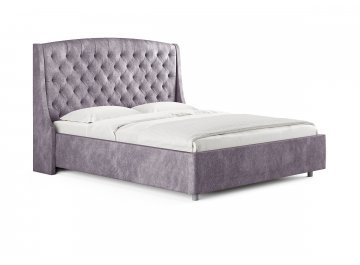 Двуспальная кровать Diamant слива лофти
