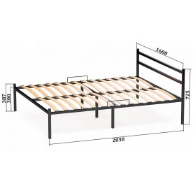 Двуспальная кровать Элимет