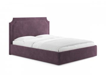 Двуспальная кровать Eliot лаванда микровелюр