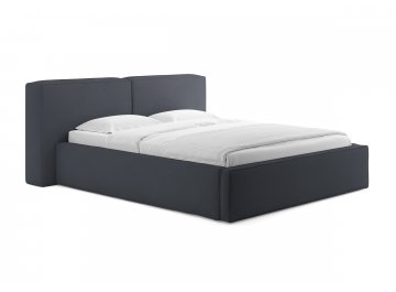 Двуспальная кровать Europa графитовый диагональ