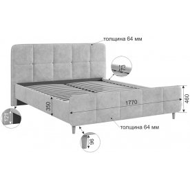 Двуспальная кровать Грета