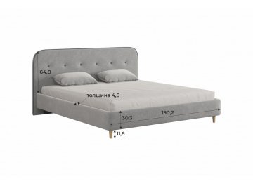 Двуспальная кровать Лео