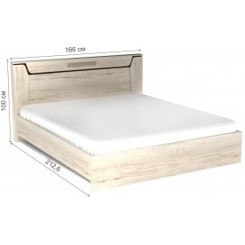 Двуспальная кровать Мале люкс