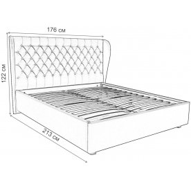 Двуспальная кровать Мишель