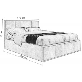 Двуспальная кровать Октавия Стандарт