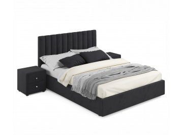 Двуспальная кровать Olivia темный