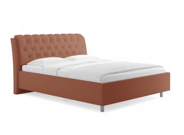 Двуспальная кровать Olivia терракотовый тедди