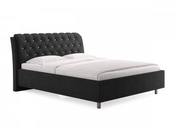Односпальная кровать Olivia графитовый кашемир