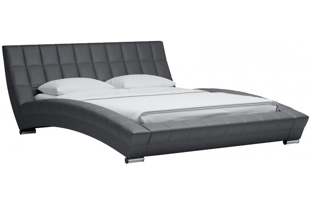 Двуспальная кровать Оливия 160х200 Н Марика 485 серый