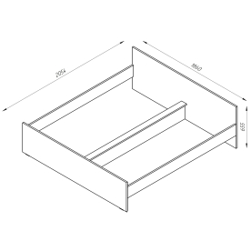 Двуспальная кровать Орион