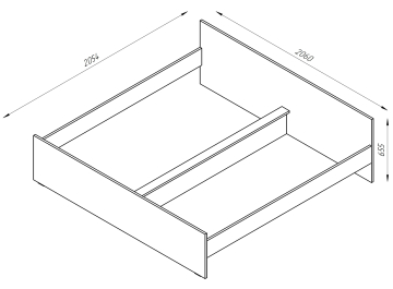 Двуспальная кровать Орион
