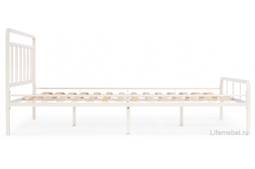 Двуспальная кровать Рейк 160х200 белая