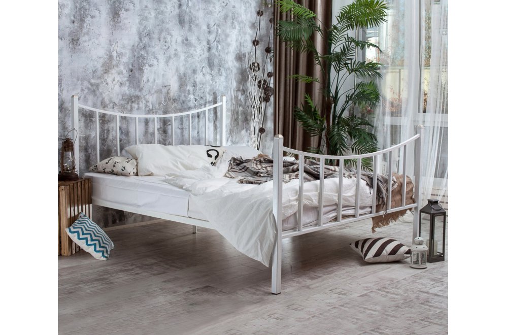 Двуспальная кровать Ринальди 180х200 см белая