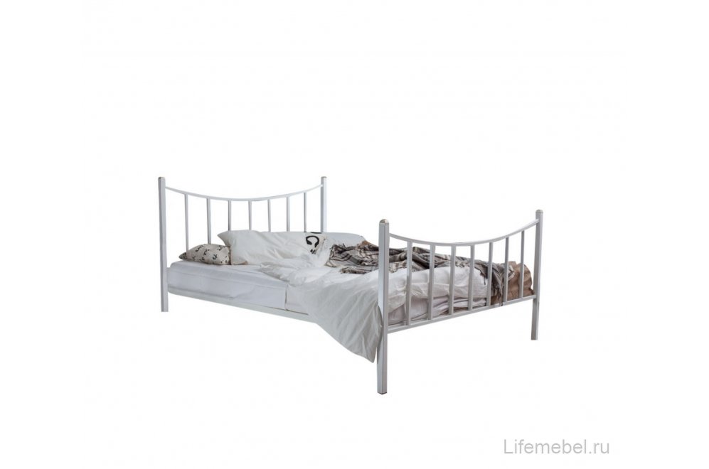 Двуспальная кровать Ринальди 180х200 см белая