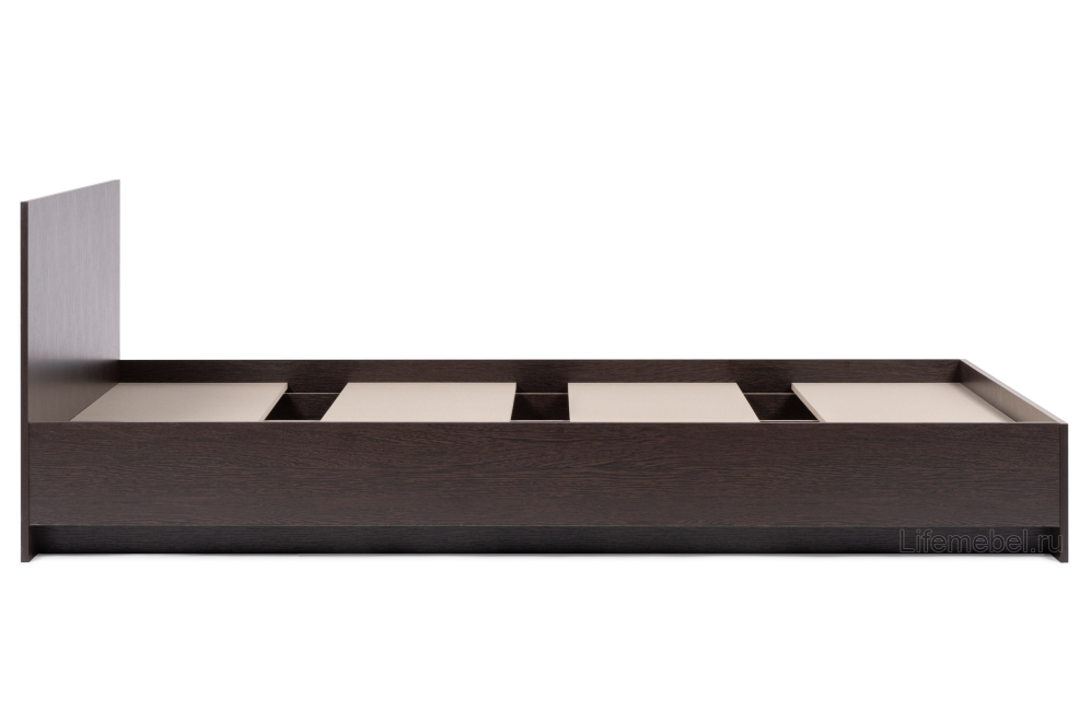 Двуспальная кровать Адайн 160х200 венге / венге