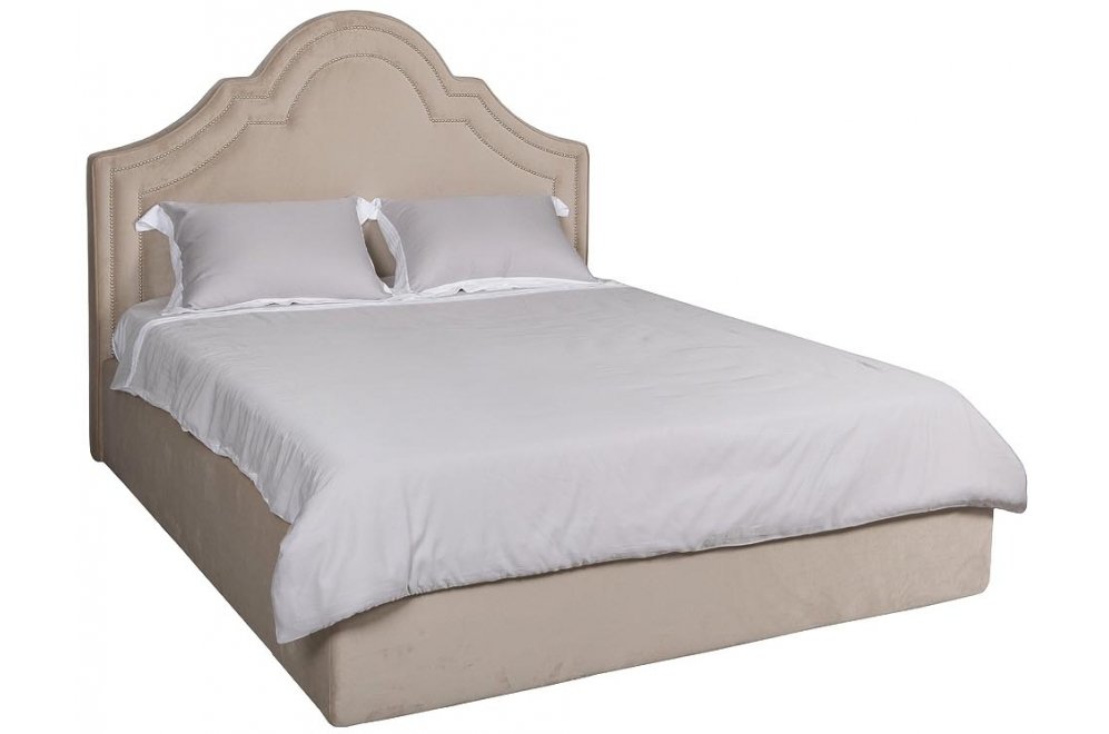 Двуспальная кровать Шарлотта 160x200 бежевая