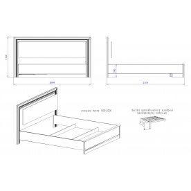 Двуспальная кровать Сиенна