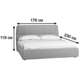 Двуспальная кровать Сканди