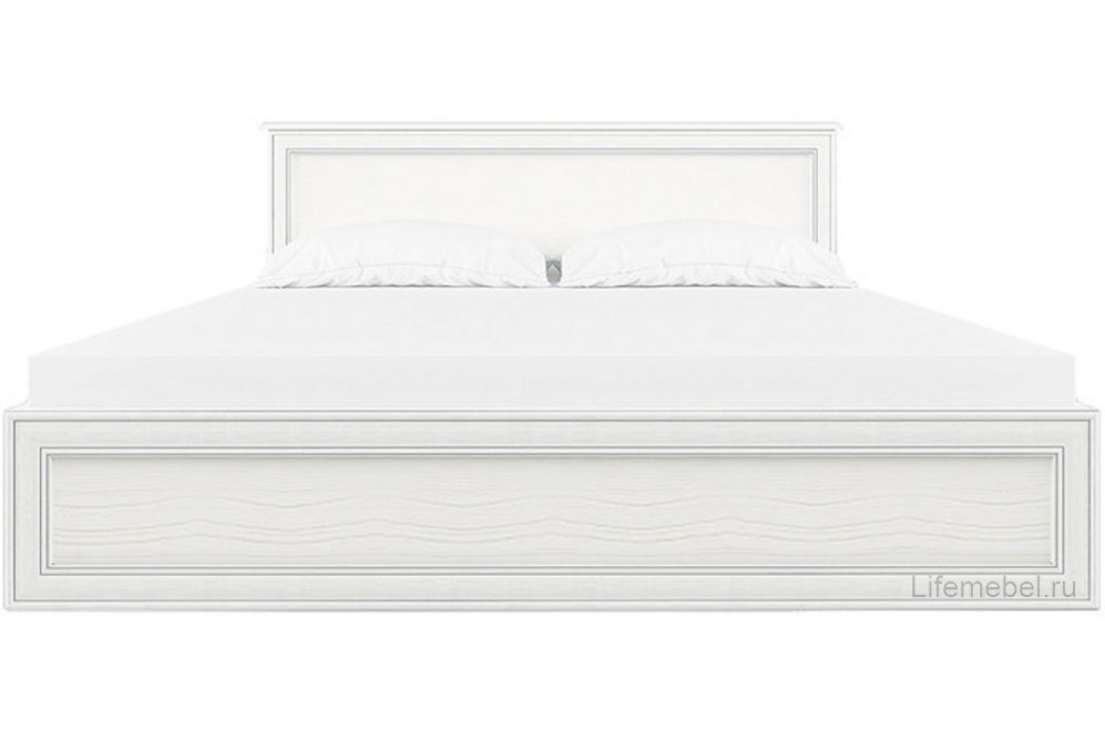 Двуспальная кровать Tiffany 160x200 с ПМ вудлайн кремовый