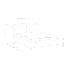 Двуспальная кровать Valencia