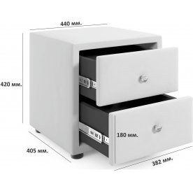 Двуспальная кровать Verona с тумбами